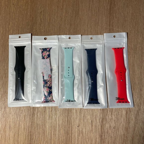 Generic - NOT Apple brand Accessories - Silicone Watch Bands 38 mm for Apple Watch